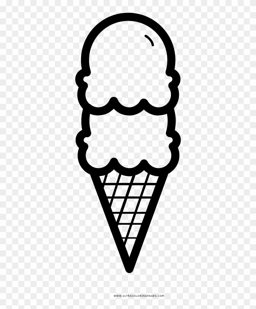 Dibujo De Cucurucho Helado Para Colorear Ultra Coloring - Soy Ice Cream Clipart