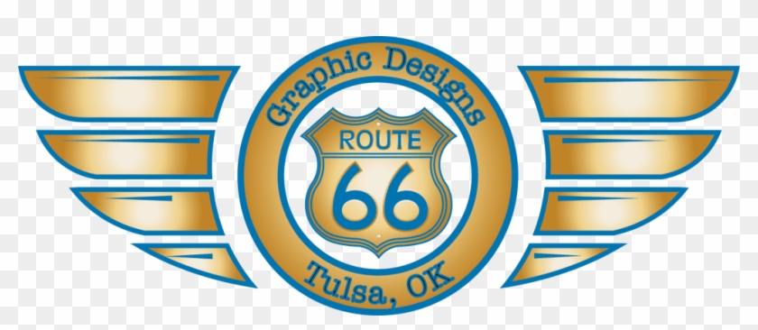 Route 66 Graphic Designs, Tulsa - Emblem Clipart