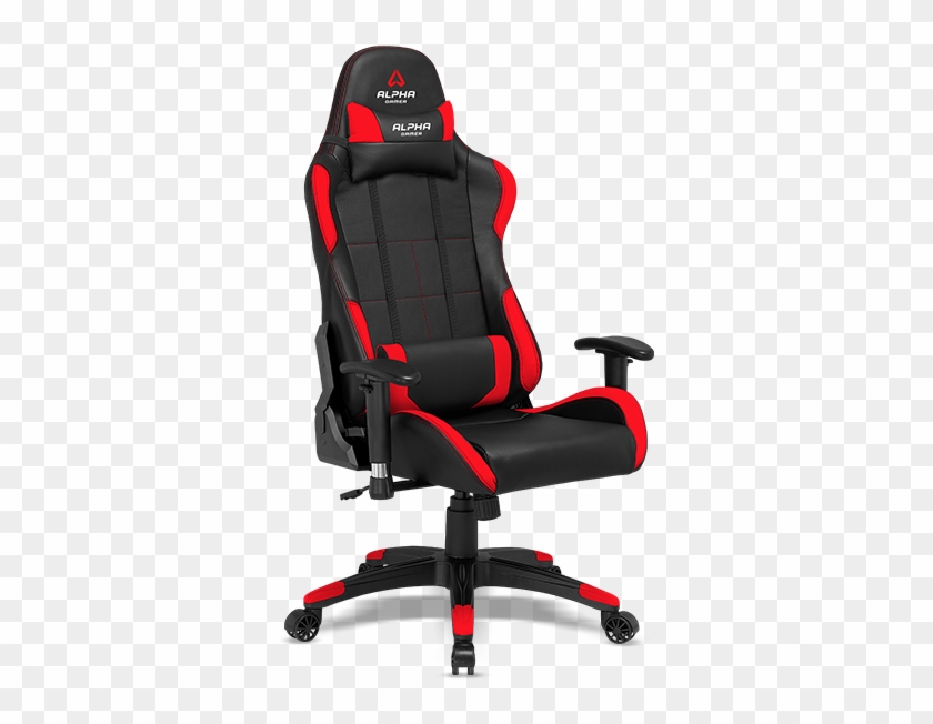 Gaming Chairs - Alpha Gamer Vega Red Black Clipart #5473394