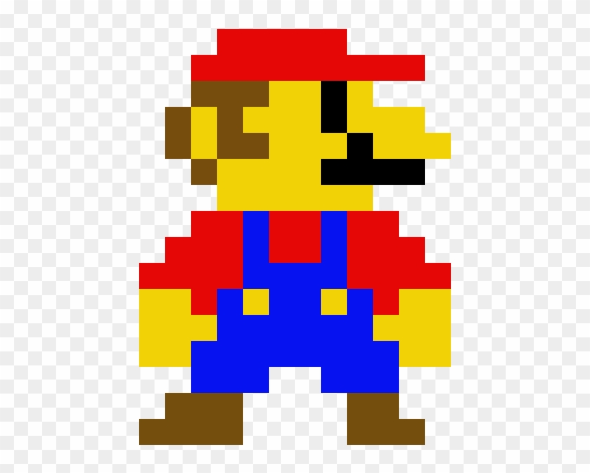 Mario Bross - 8 Bit Mario Png Clipart #5473499