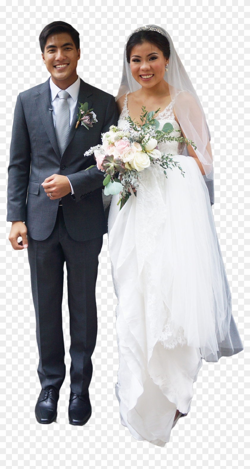 Novios Asiaticos Casados - Pareja De Novios Png Clipart