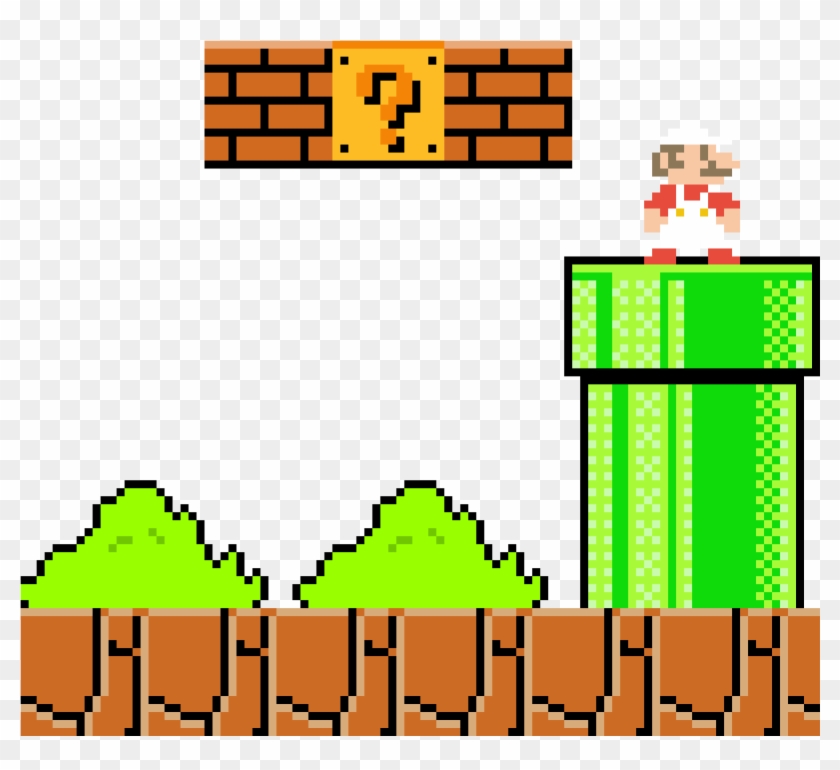 Mario Bross - Super Mario Game Old Clipart