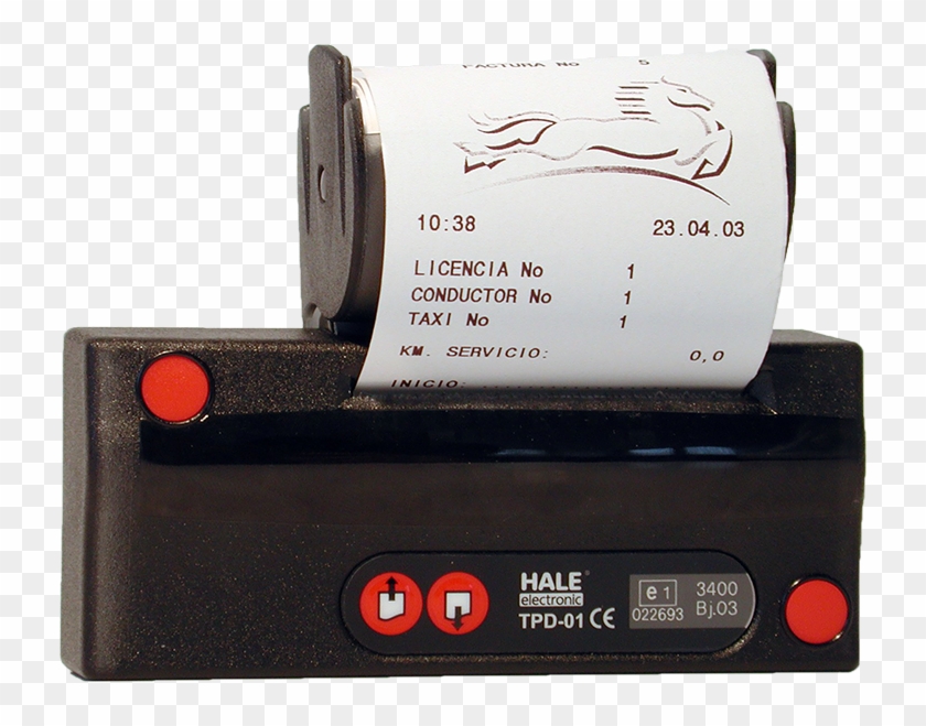Tpd-01 - Impresora Taximetro Hale Clipart #5474539