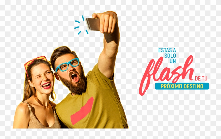 A Un Flash Pareja 1 - Selfie Clipart #5474748