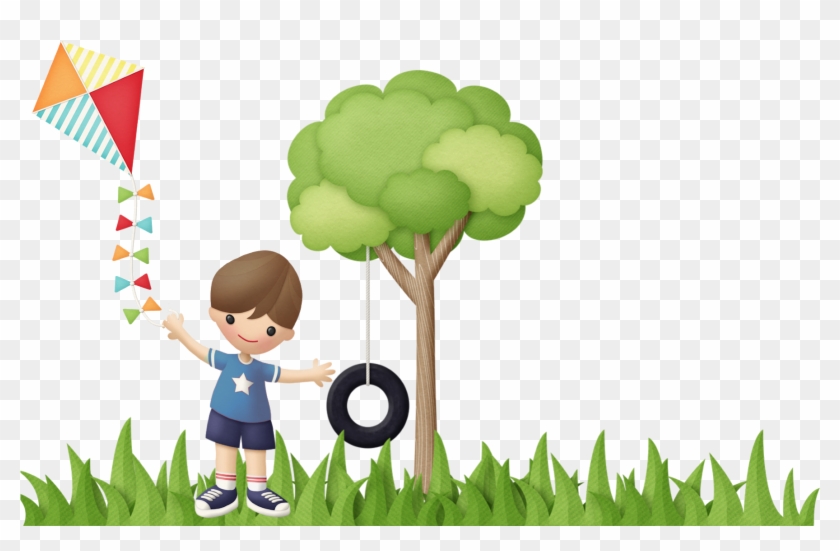 Quinta-feira, 16 De Agosto De - Menino Com Pipa Png Clipart #5474886