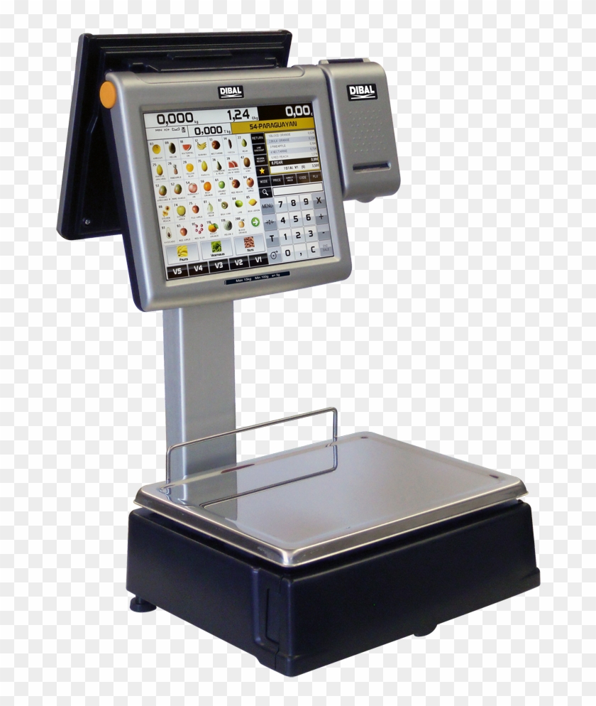 D-900 Frontal 2 Displays Con Impresora - Precia Molen D 900 Clipart