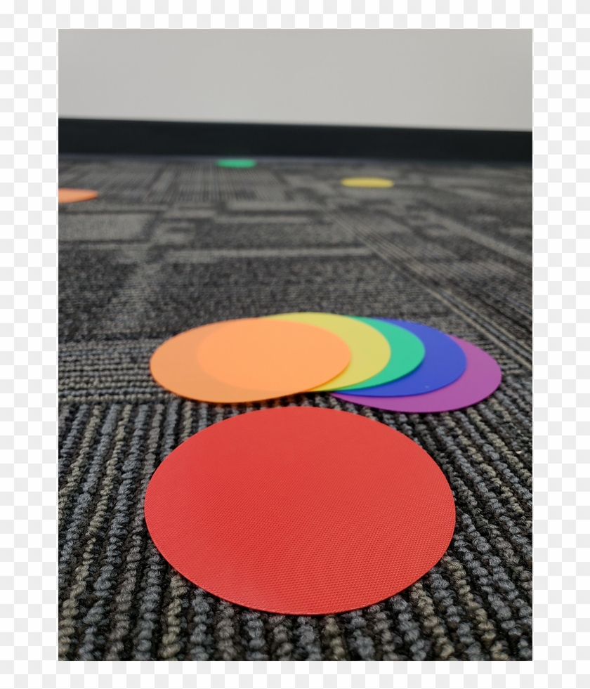 Spot On Colorful Circles Carpet Markers - Circle Clipart #5475291