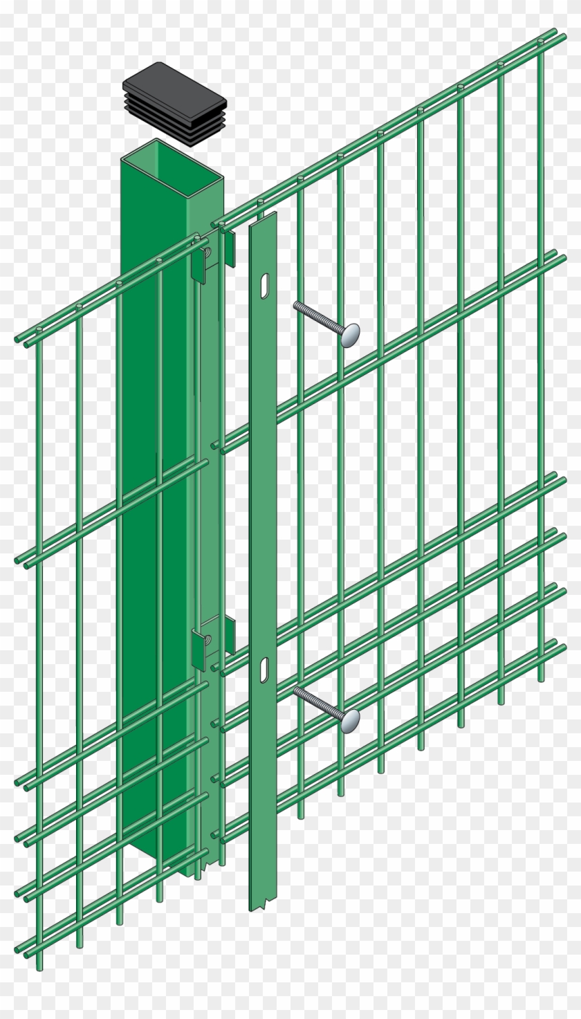 Tennis Court Fencing Dulok Rebound - Double Wire Fence Clipart #5475935