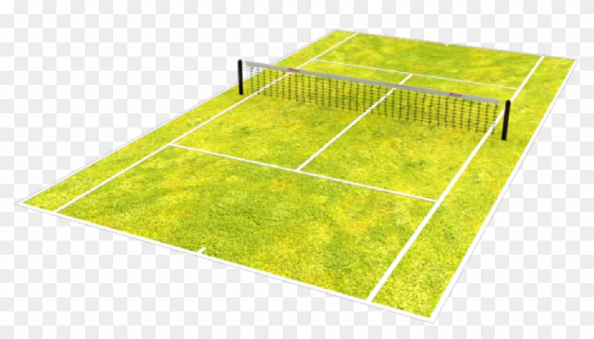 50 Mark - Tennis Court Transparent Background Clipart