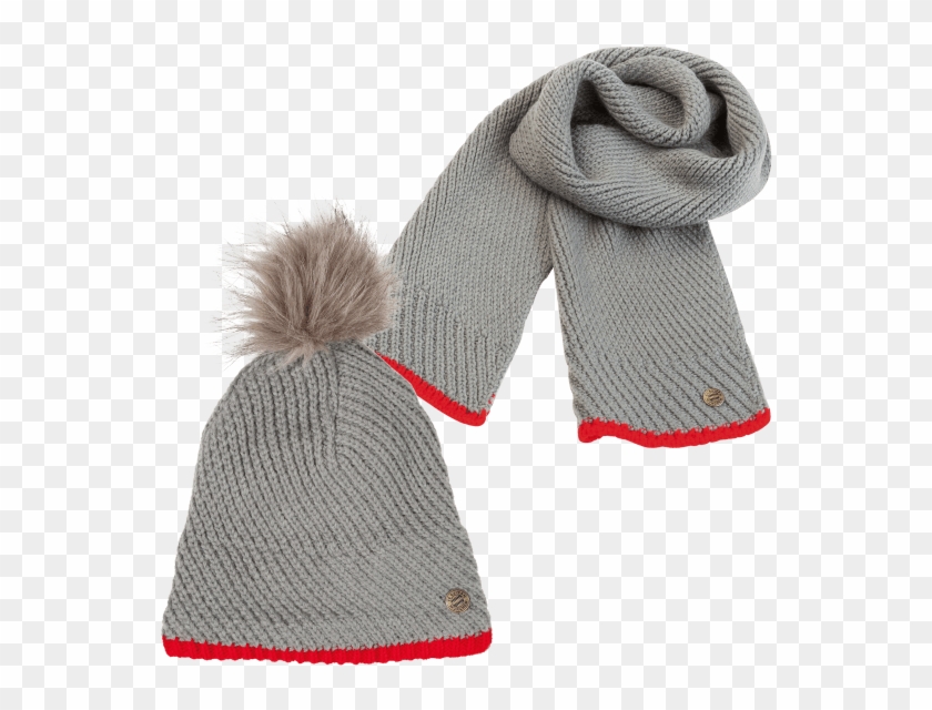 Juego Gorro Bufanda Señora - Scarf Clipart