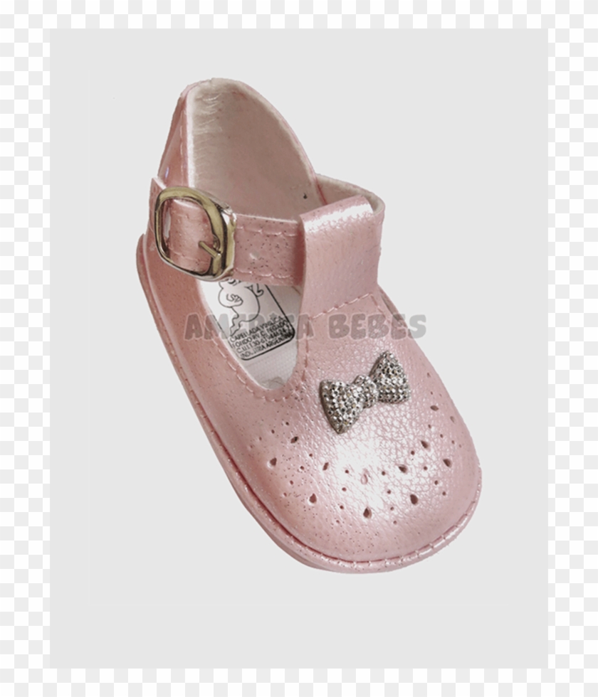 A702 Zapatito Con Moño - Slip-on Shoe Clipart #5476514