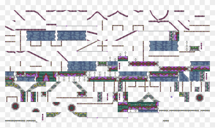 Cyber Track Act 2 Tile Sheet - Snow Clipart