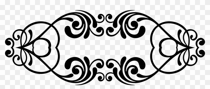 Christmas Divider Png - Line Art Border Design Clipart #5476672