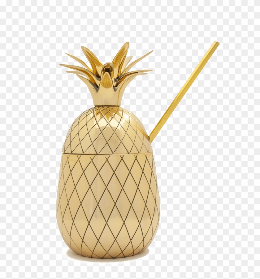 Gold Pineapple Png - Pineapple Tumbler Clipart #5476722