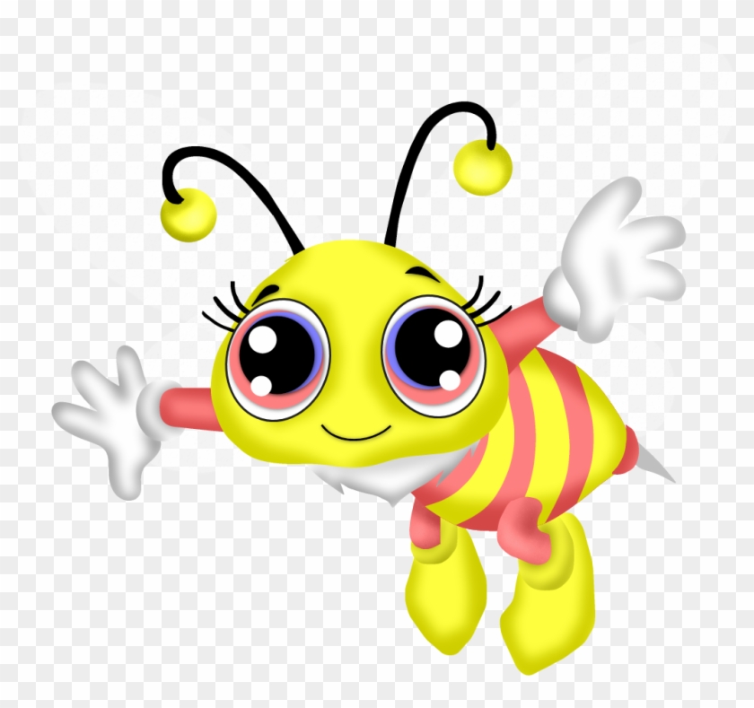Cartoon Bee, Bee Clipart, Cute Bee - Cute Bug Clipart - Png Download #5476887