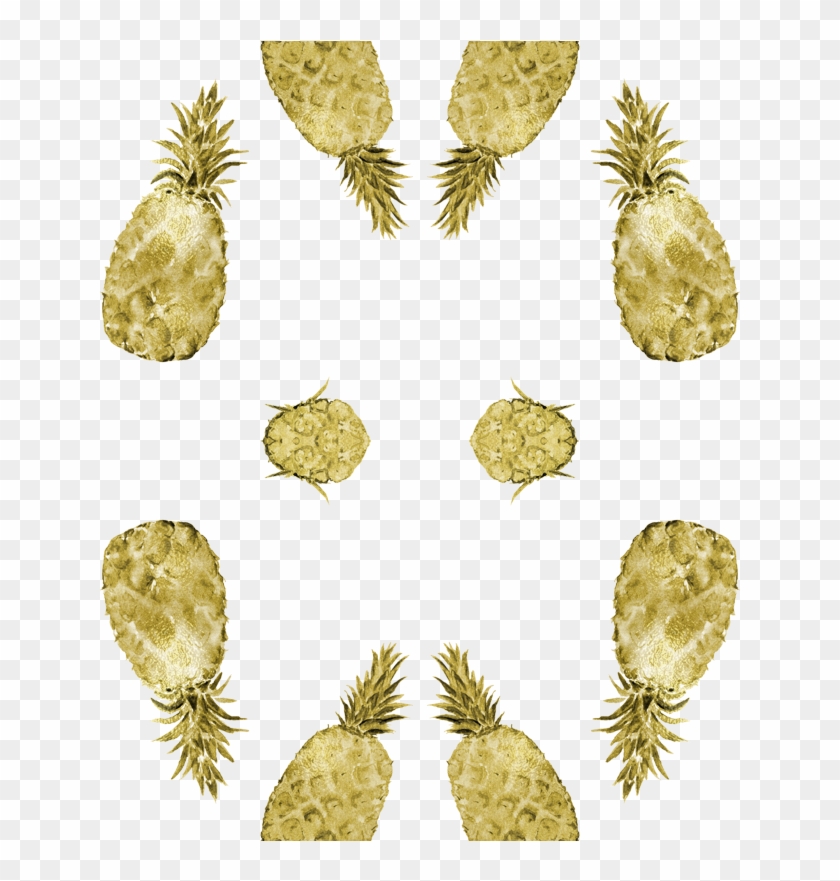 Gold Pineapple Png - Pineapple Clipart