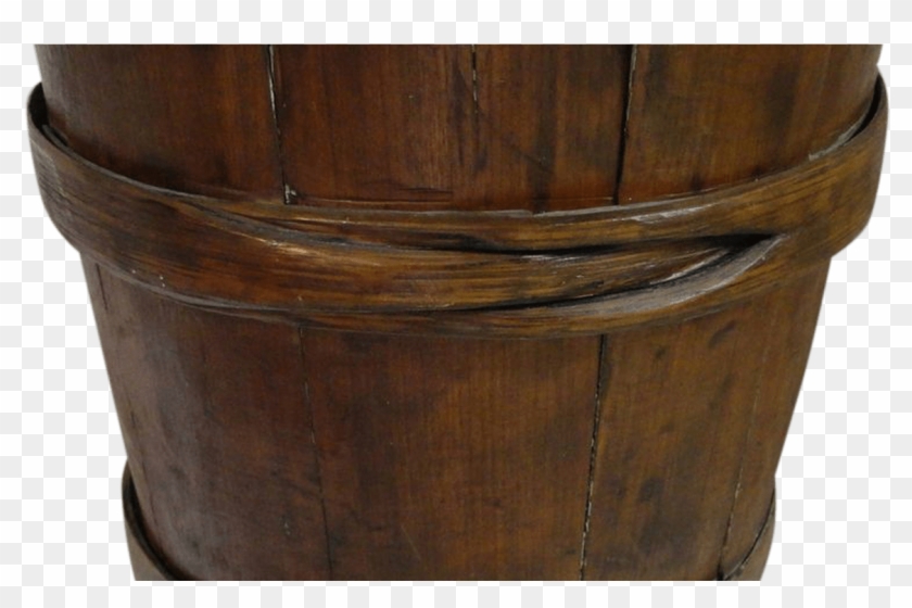 Early 19th C Primitive Wood Stave Bucket Vintage Kitchen - Plywood Clipart #5477629
