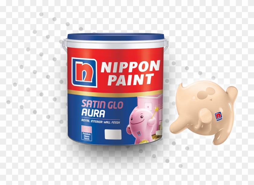 Satin Glo Aura - Durafresh Solo Nippon Paint Clipart #5477874
