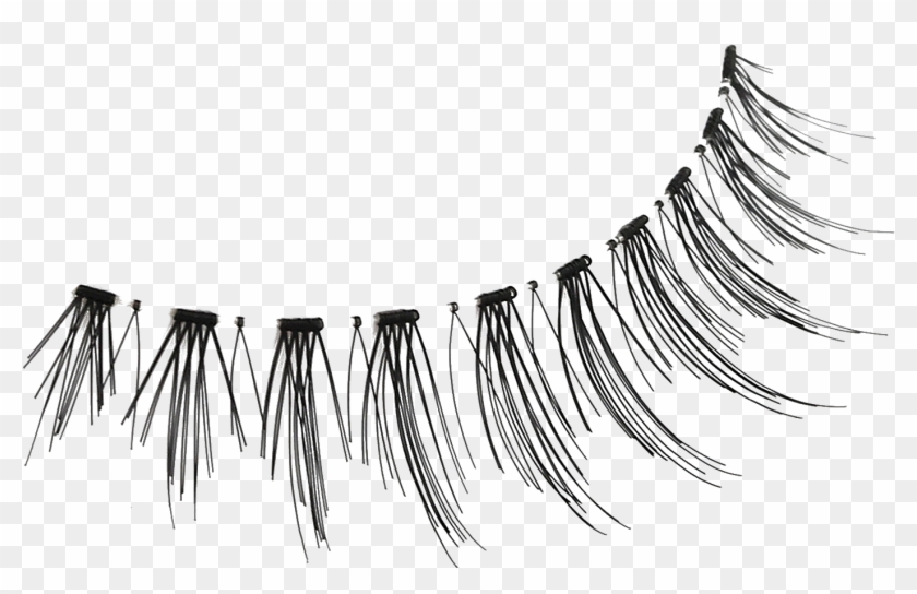 Pineapple Girl Natural Slender 137 Messy Realistic - Eyelash Extensions Clipart