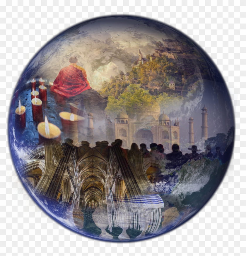 World Religions - Earth Clipart #5478836