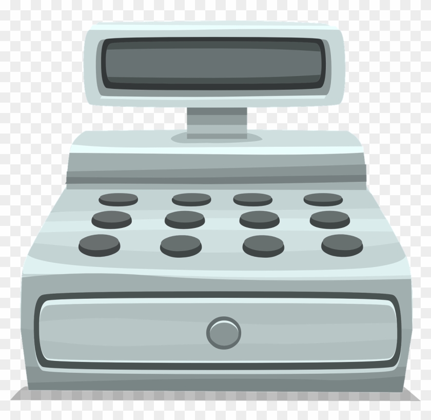Caja Registradora Clipart - Cash Register Clipart Png Transparent Png #5478901