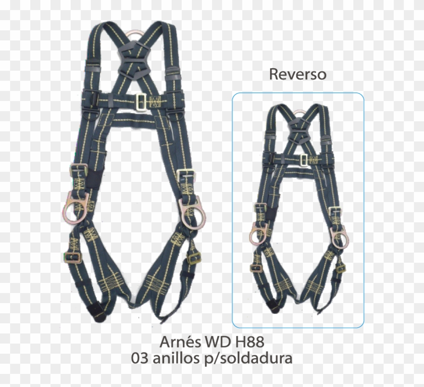 Arnes Wd H88 03 Anillos - Arnes De Seguridad Para Soldadores Clipart