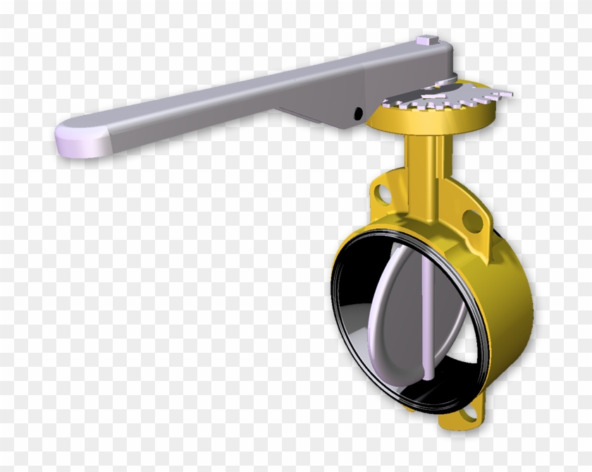 Butterfly Valve - 3d Model Valve Png Clipart #5479185