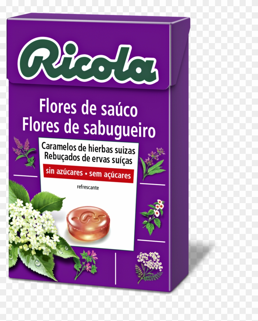 Ricola Cajas Caramelos Flores De Sauco - Ricola Elderflower Sugar Free Clipart