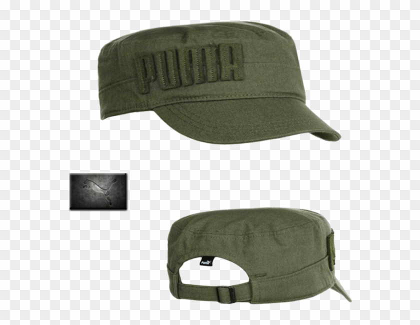 ~puma Simon Military Cap Olive Green - Olive Green Puma Hat Clipart #5479588