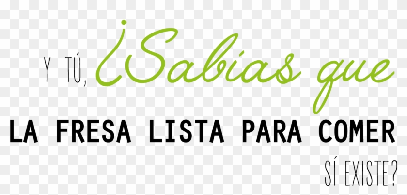 Cuando Imaginas La Fresa Más Grande, Más Rica Y La - Calligraphy Clipart #5479787