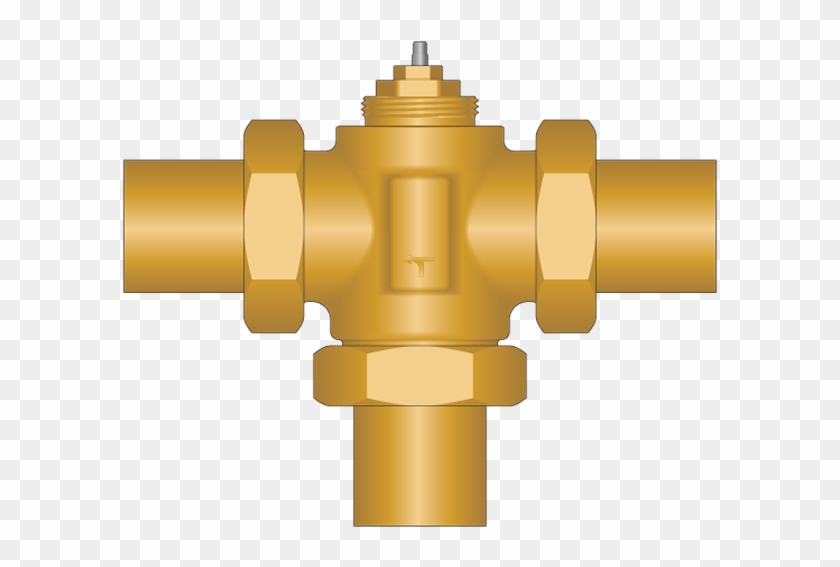 1" Compact 3-way Mixing Valve - Nozzle Clipart #5480077