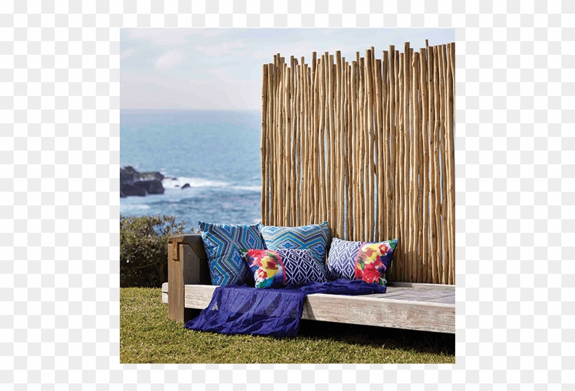 95070 Touch Wood Latte Ocean - Timber Pole Screens Clipart