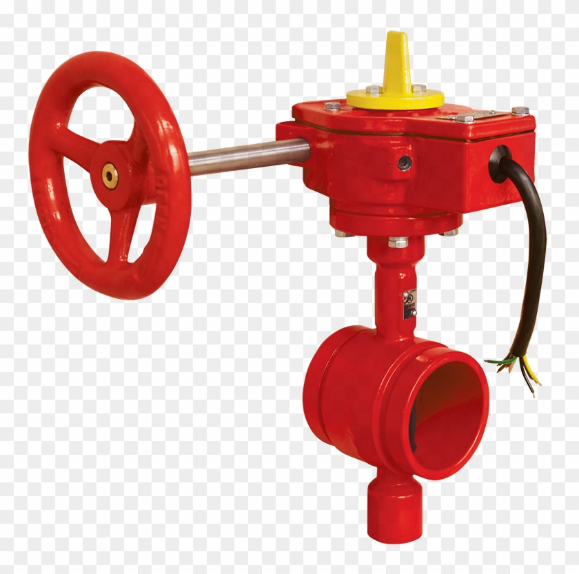 Grooved Type Butterfly Valve, Ul, Ulc Listed, Fm Approved - 125lb Os&y Gate Valve 2 Clipart #5480272