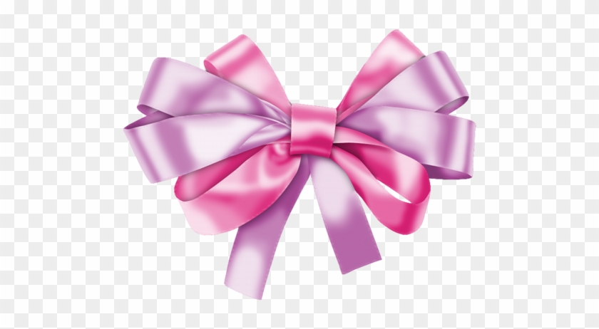 #bow #ribbon #pink #violet #decor #birthday #party - Noeud Ruban Png Clipart