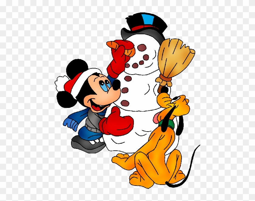 Decorações De Natal Da Disney, Clipart De Natal, Feliz - Winter Clipart - Png Download