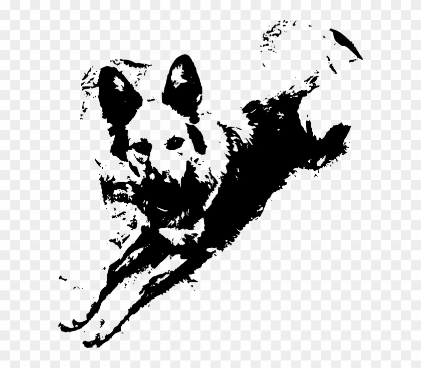 Mi Perra Yeñé Vectorizada Según El Primer Seteo - Manchas De Pintura Negras Png Clipart