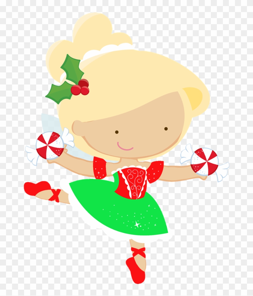 Bailarina Navidad Dibujo - Minus Christmas Clipart #5481262