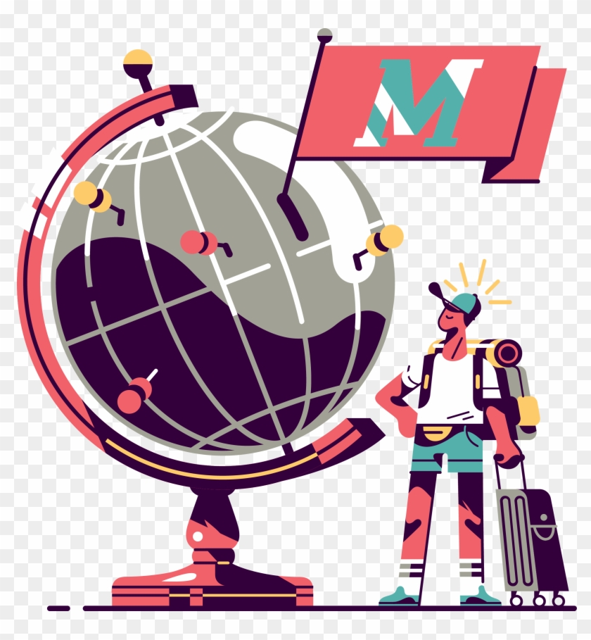 Where In The World Should You Go Now Use Money's Tool - Go On A Trip Clipart #5481267