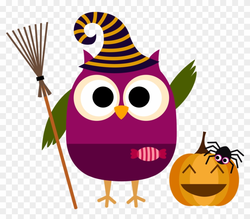 Imagenes De Halloween 2018 Animadas Clipart , Png Download - Buho Halloween Transparent Png #5481651