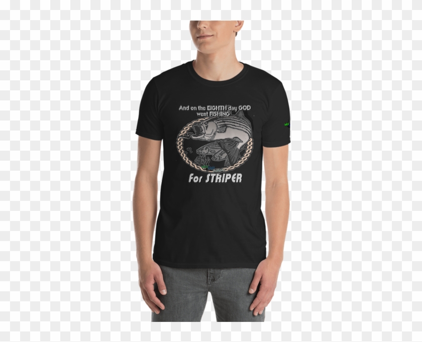 On The 8th Day God Went Striper Fishing - Funny Transgender Shirts Clipart