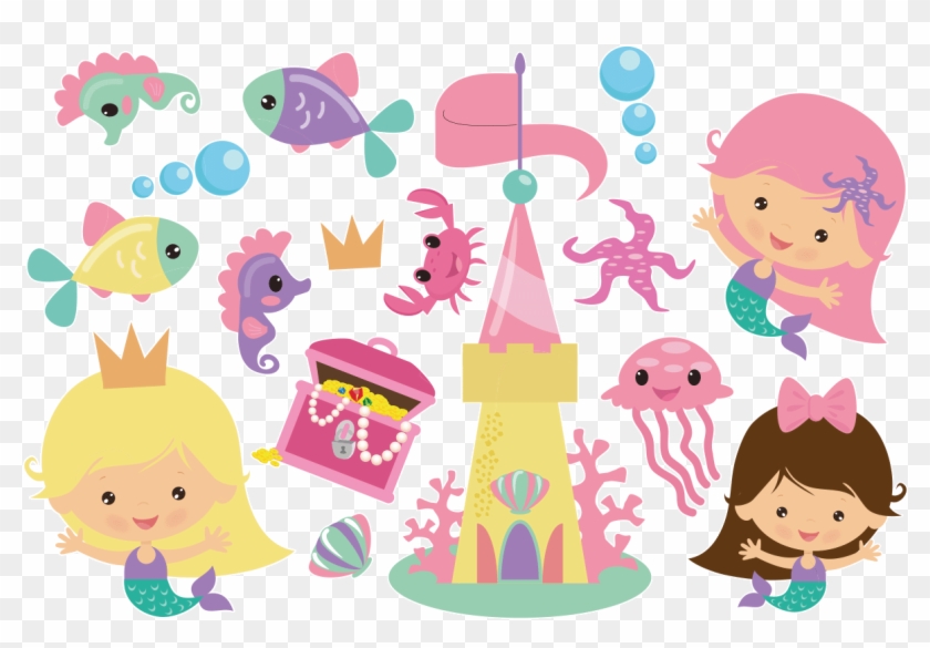 Sticker Les Sirenes Bebes Ambiance Sticker Col Sand Clipart