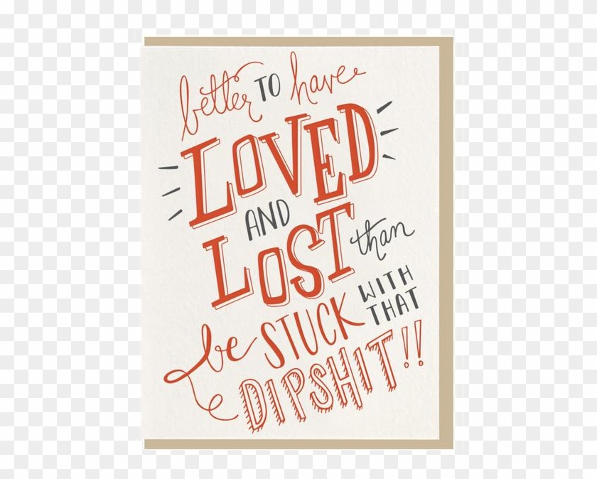 Loved & Lost - Calligraphy Clipart