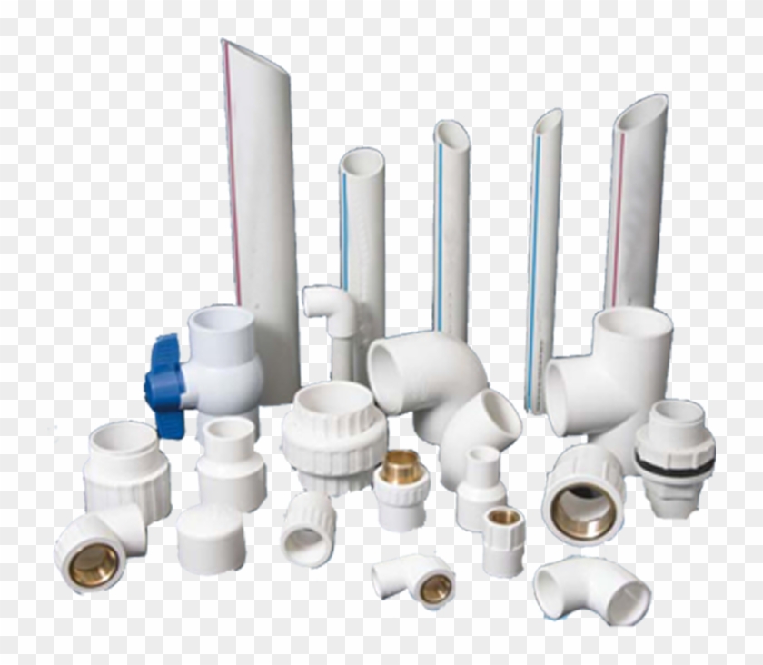 Pvc Pipe Png - Upvc Pipe Fittings Png Clipart #5482916