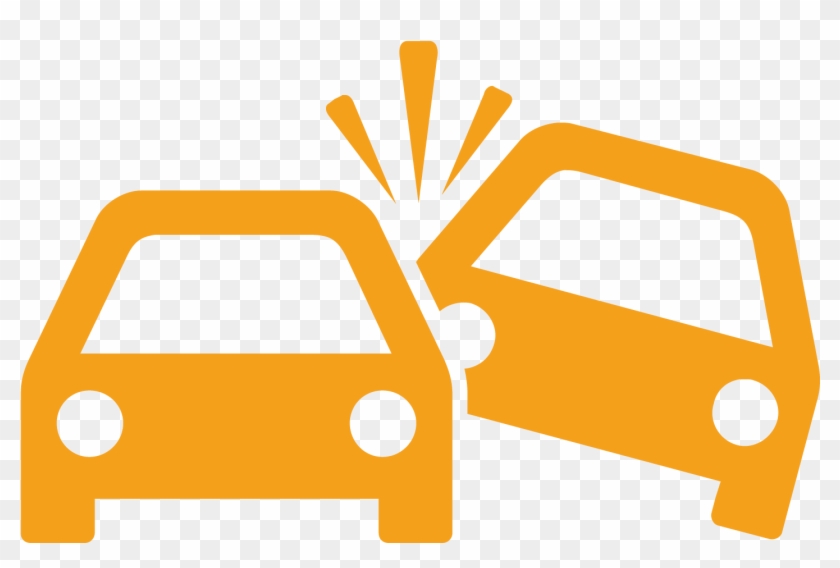 Crashing Cars - Car Collision Icon Clipart