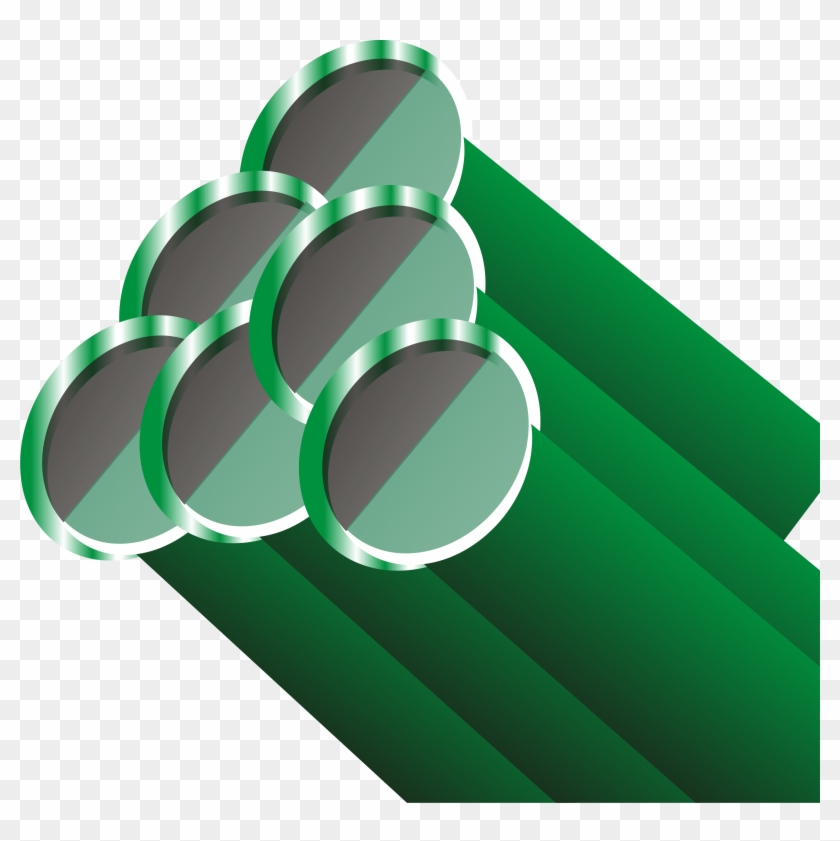 Pvc Pipe - Pvc Pipe Green Png Clipart