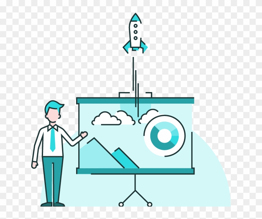 How To Tackle Presentation Nerves - Visual Presentation Clipart