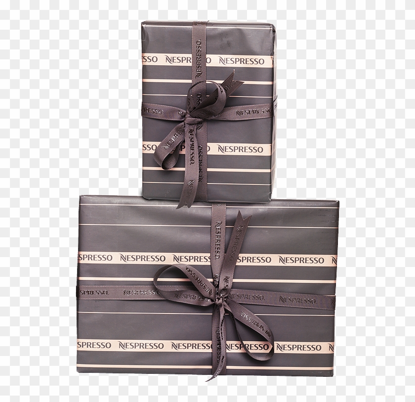 The Gift Wrap Is Packed By A Specialized Team Which - Nespresso Gift Wrap Clipart #5483523