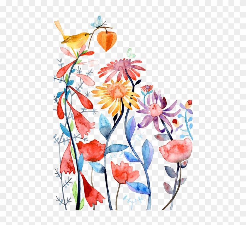 Clip Freeuse Library How To Make Watercolor Clipart - Nature Illustration Watercolor - Png Download