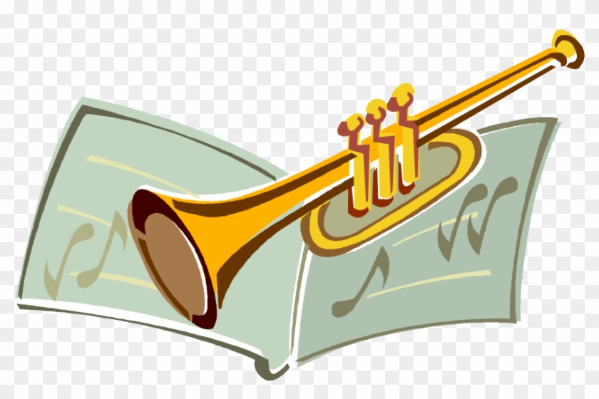 Trumpet Clip Art Hostted Wikiclipart - Brass Instruments Clipart Png Transparent Png #5483900
