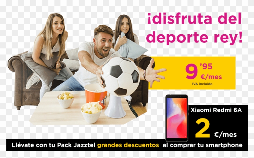 Oferta Especial Jazztel Televisión - Soccer Ball Clipart #5484190